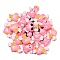 Opaque Resin Decoden Cabochons, Little Devil & Ghost with Wing & Heart with Wing, Mixed Shapes, Pink, 22.5~30.5x21.5~35.5x8~8.5mm