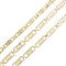 Rectangle Alloy Link Chains, with Spool, Cadmium Free & Nickel Free & Lead Free, Unwelded, Real 18K Gold Plated, 28x10x2mm, about 32.81 Feet(10m)/Roll
