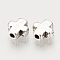 Tibetan Style Alloy Beads, Cross, Cadmium Free & Lead Free, Antique Silver, 8.5x8x3.5mm, Hole: 1.5mm