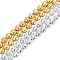 2 Strands 2 Colors Electroplated Natural Lava Rock Beads Strands, Round, Bumpy, Mixed Color, 8~8.5mm, Hole: 1mm, about 46pcs/strand, 14.5 inch, 1 strand/color