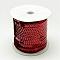 Eco-Friendly Plastic Paillette Beads, Sequins Beads, Ornament Accessories, Flat Round, Red, 6mm, about 100yards/roll