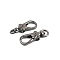 Alloy Swivel Clasps, for Bag Making, Gunmetal, 45mm
