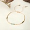 Bohemian Style Handmade Braided Friendship Bracelet for Women, Mixed Color, 0.1cm