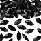Preciosa® MAXIMA Crystal Fancy Stones, Czech Crystal, 435 14 615 Navette(Horse Eye), Unfoiled, 23980 Jet, 15x7mm