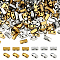 2 Strands 2 Colors Electroplated Synthetic Non-magnetic Hematite Beads Strands, 2-Hole, Rectangle, Mixed Color, 6x2.5x3mm, Hole: 1mm, about 153~154pcs/strand, 15.94 inch(40.5cm), 1 strand/color