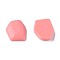 Opaque Acrylic Cabochons, Irregular Hexagon, Light Coral, 25.5x19.5x5.5mm, about 253pcs/500g