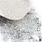 6/0 Inside Colours Glass Seed Beads, Teardrop, Clear AB, 4.5~5x3.5~4x4~5mm, Hole: 1mm, about 88pcs/10g