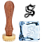 OLYCRAFT Letter S Ice Stamp 1.2 inch Ice Cube Stamp Vintage Ice Branding Stamp with Removable Brass Head & Wood Handle for Ice Cubes Cocktail Whiskey Mojito Drinks Wedding Making DIY Crafting