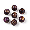 Resin Beads, Round, Two Tone, Dark Orchid, 10mm, Hole: 1.8mm