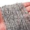 Natural Labradorite Beads Strands, Faceted Rondelle, 3x2mm, Hole: 0.7mm, about 187pcs/strand, 14.96''(38cm)