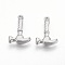 Tarnish Resistant 201 Stainless Steel Pendants, Hammer, Stainless Steel Color, 19x12x3mm, Hole: 1.5mm