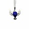 Peace Dove Water Droplet Crystal Necklace Pendant Fashion Ornament Simple Pendant