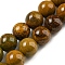 Natural Ocean Jasper Beads Strands, Round, 8mm, Hole: 0.9mm, about 46~49pcs/strand, 15.16''~15.75''(38.5~40cm)