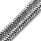 Electroplated Non-magnetic Synthetic Hematite Beads Strands, Disc, Hematite Plated, 6x2.5mm, Hole: 0.8mm, about 155pcs/strand, 15.94''(40.5cm)