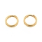 Ion Plating(IP) 304 Stainless Steel Split Rings, Double Loops Jump Rings, Golden, 5x1mm, Inner Diameter: 3.5mm, Single Wire: 0.5mm