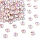 Preciosa® MAXIMA Crystal No Hotfix Flatback Stones, Czech Crystal, Dura Foiling, Round(438 11 615 Chaton Rose), 71350 200 Rose Opal AB, SS16(3.8~4mm)