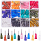 BENECREAT 144PCS 0.5 Inch 12 Different Gauge Blunt Tip Syringe Needles Dispensing Needle with Lure Lock for Refilling E-Liquid Inks and Syringes