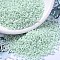 MIYUKI Delica Beads, Cylinder, Japanese Seed Beads, 11/0, (DB1496) Opaque Light Mint, 1.3x1.6mm, Hole: 0.8mm, about 20000pcs/bag, 100g/bag