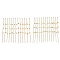 304 Stainless Steel Charm Bracelet for Women, Mixed Shapes, Golden, 7-1/8 inch(18cm)
