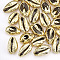 Cowrie Shell Beads, with UV Plated, No Hole/Undrilled, Gold, 13~16x8~11x5~6mm
