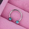 316L Stainless Steel Hoop Nose Rings, Stainless Steel Color, 10mm, Pin: 1.2mm