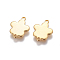 201 Stainless Steel Links connectors, Flower, Golden, 15x12x1mm, Hole: 1.2mm