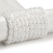 Imitation Jade Glass Beads Strands, Faceted Barrel, White, 5~6x4mm, Hole: 1mm, about 78~81pcs/strand, 15.94''~18.82''(40.5~47.8cm)
