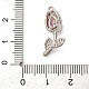 Латунные микро проложить кубического циркония подвески KK-I276-04P-04B-3