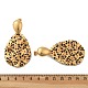 Серьги-гвоздики из нержавеющей стали 304 с эмалью EJEW-Z084-15G-05-5