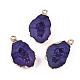 Подвески из смолы druzy geode RESI-S383-066B-1