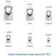 Panda hall elite 1 разные латунные наконечники KK-PH0009-03-NF-B-2
