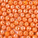 Непрозрачные цветные стеклянные бусины SEED-N007-34D-3