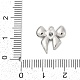 Латунные микро проложить кубического циркония подвески ZIRC-P122-05B-P01-3