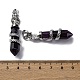 Подвески из натурального аметиста  G-A241-01P-02-3