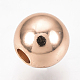 Spacer бисер латунные X-KK-Q738-6mm-03RG-2