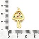 Латунные микро проложить кубического циркония подвески KK-F896-03G-3