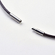 Коровья кожа ожерелье шнура материалы MAK-G003-04A-3