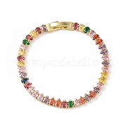 Теннисный браслет из кубического циркония BJEW-L652-24G-01