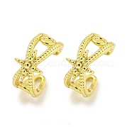Серьги-манжеты из циркония EJEW-C104-023G