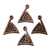 Подвески из натурального орехового дерева WOOD-T032-03