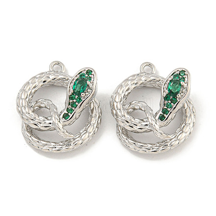 Латунные микро проложить кубического циркония подвески KK-S386-23P-02-1