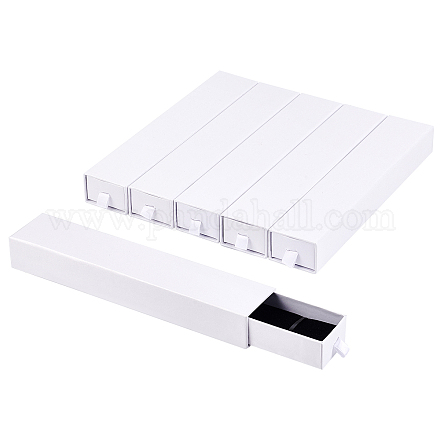 Картонные коробки ящика ожерелья CBOX-WH0006-06B-1