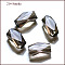 Imitation Austrian Crystal Beads, Grade AAA, K9 Glass, Faceted, Column, Gray, 8x5.5mm, Hole: 0.7~0.9mm