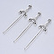 Tibetan Style Alloy Cabochons, Swords, Cadmium Free & Lead Free, for Crafting, Jewelry Making, Antique Silver, 86.5x21x3.5mm, about 92pcs/500g