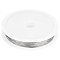 304 Stainless Steel Wire, Round, for Jewelry Making, Stainless Steel Color, 32 Gauge, 0.2mm, about 164.04 Feet(50m)/Roll