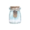 Glass Empty Wishing Bottle, with Cork Stopper, Clear, 5.5x7.5cm