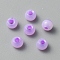 Handmade Lampwork Beads, Rondelle, Blue Violet, 4x2.5mm, Hole: 1mm, 150pcs/bag