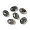 Natural Labradorite Cabochons, Oval, Faceted, 18x13x5.5~6.5mm