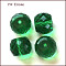 Imitation Austrian Crystal Beads, Grade AAA, K9 Glass, Faceted, Drum, Green, 10x8mm, Hole: 0.9~1mm