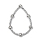 Stainless Steel Color 304 Stainless Steel Rhinestonet Pendants, Teardrop, 27.5x19.5x2mm